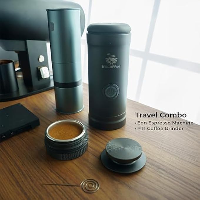 MiiCoffee Eon Portable Espresso Machine Travel Coffee Maker With SelfHeating And UsbC Charging Grey - Image 5