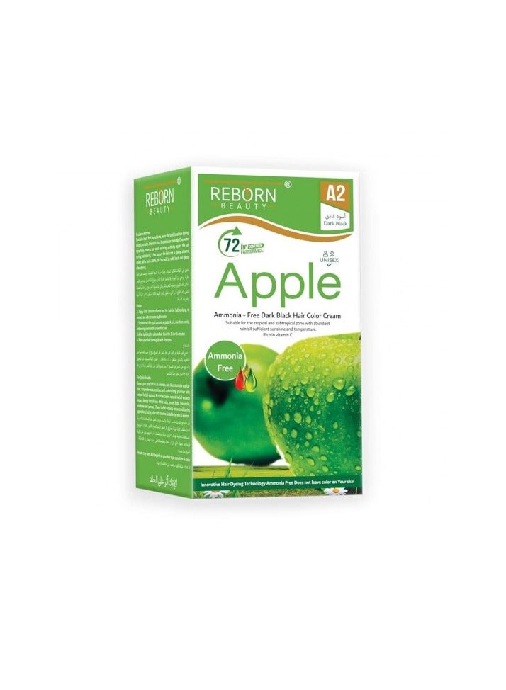 كريم صبغة شعر خالي من المونيا اسود غامق 500مل+ 500مل