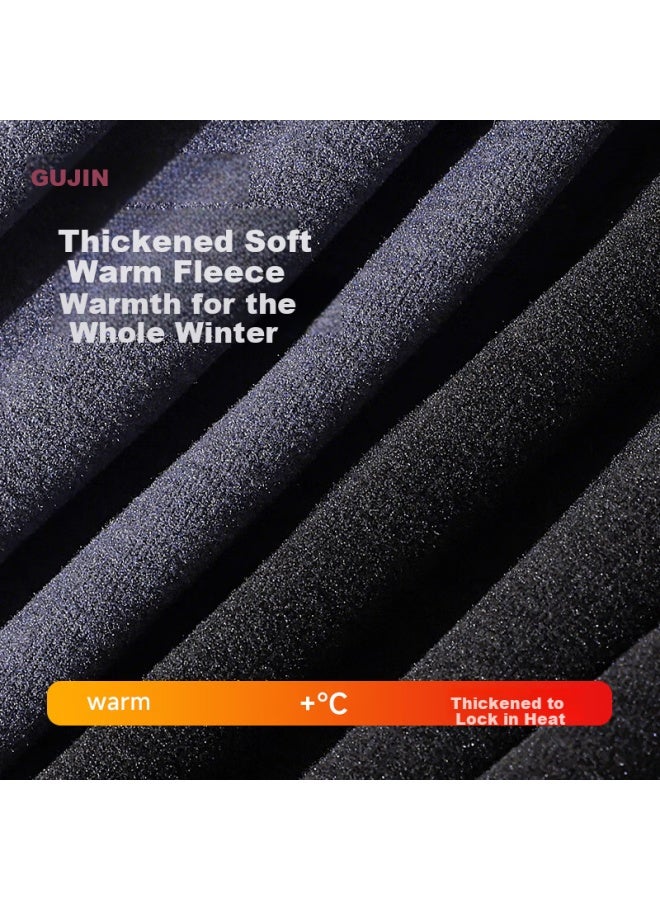Gujin Men's Autumn Winter Thermal Pants A-class Wool Blend Long Knee Protection Antibacterial Cotton Wool Knit Pants 10a - Image 4