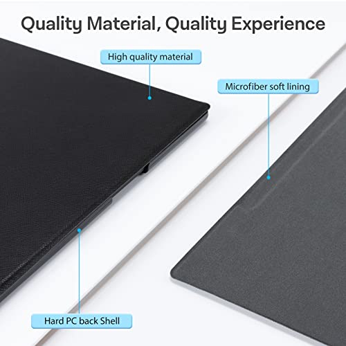 CoBak Case for Remarkable 2 Paper Tablet - Lightweight and Hard Back Shell Protective Book Folio Cover with Built-in Pen Holder - for 10.3" 2020 Released (Black) - Image 5