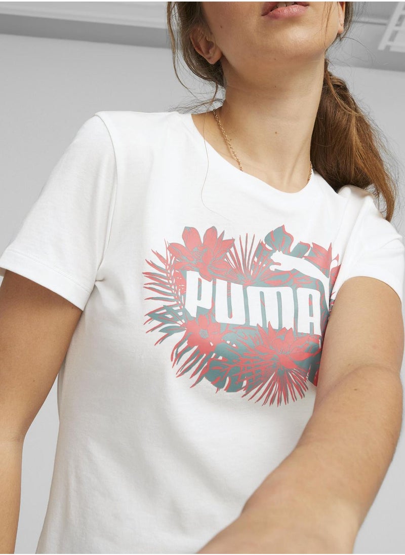 PUMA - Essential Flower Power T-Shirt - Image 1