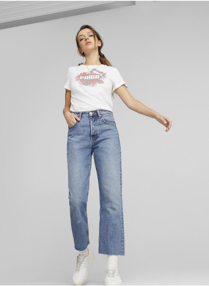 PUMA - Essential Flower Power T-Shirt - Image 1