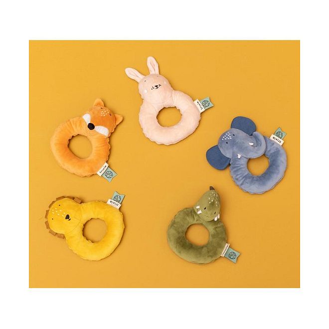 Trixie Mr. Fox Rattle, Soft, Easy To Hold, Lightweight, 0 Months+, 11 x 6 x 14 cm - Brown - Image 3