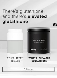 Toniiq Glutathione Ultra High Purity 120 Capsules  - Image 4