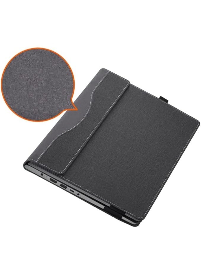 Laptop Case Compatible with Honor MagicBook Art 14 2025 14.6 inch Sleeve PU Leather Detachable Notebook Cover Bag Protective Skin with Pen Holder - Image 4