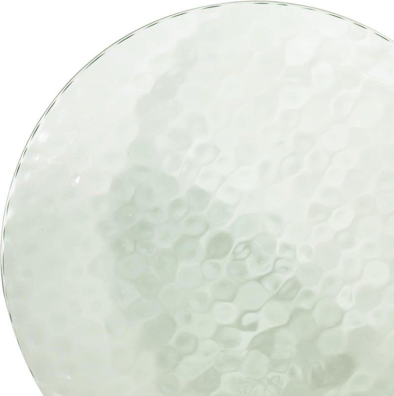 OCCASIONS FINEST PLASTIC TABLEWARE " OCCASIONS" 50 Plates Pack (25 Guests)-Heavyweight Wedding Party Disposable Plastic Plate Set -25 x 10'' Dinner + 25 x 7'' Salad/dessert plates (Coastal Clear Green) - Image 3