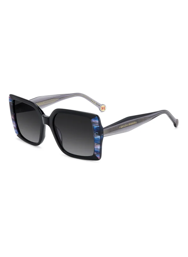 كارولينا هيريرا CAROLINA HERRERA HER 0391/S Sunglasses Black Rectangular