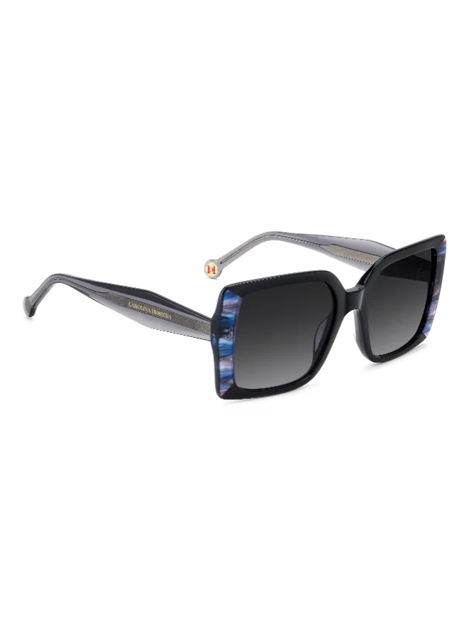 كارولينا هيريرا CAROLINA HERRERA HER 0391/S Sunglasses Black Rectangular