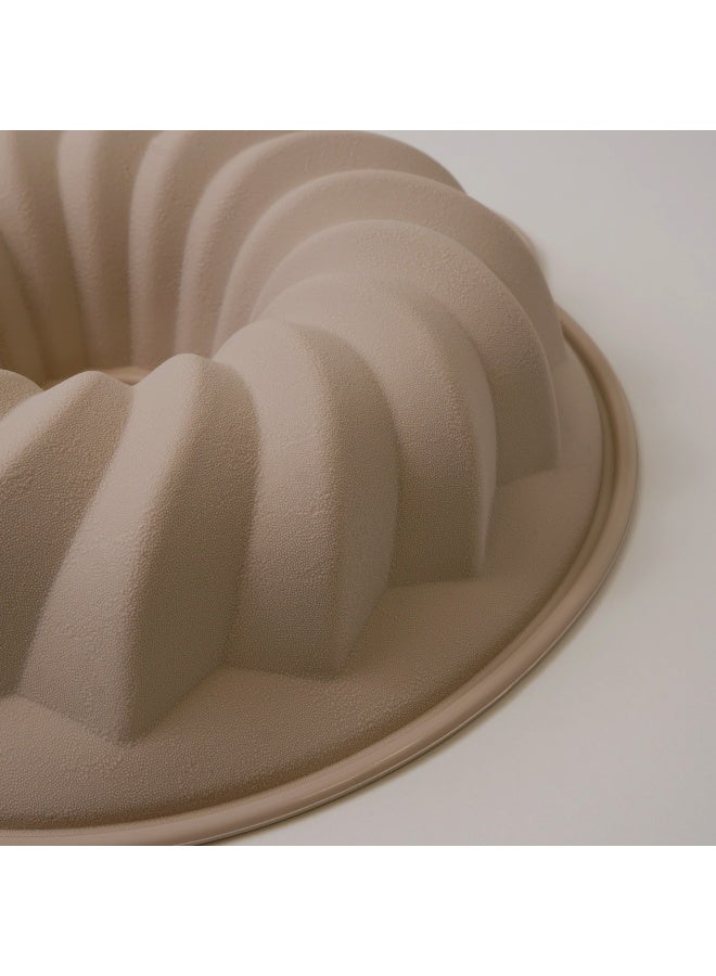 ألبرتو قالب خبز دائري مجوف سيليكون 29.5*25*6سم، كريمي - Image 4