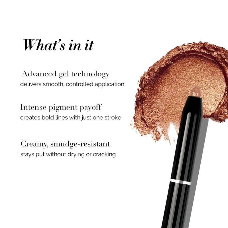 DLUX PROFESSIONAL Gel Eyeliner - 4g Stick Eye liner, Waterproof Pencil Gel Liner, Smooth Cream Eye shadow, Smudge-Free, Long-Lasting, Intense Colours, Easy To Use Korean Cosmetic - Image 3