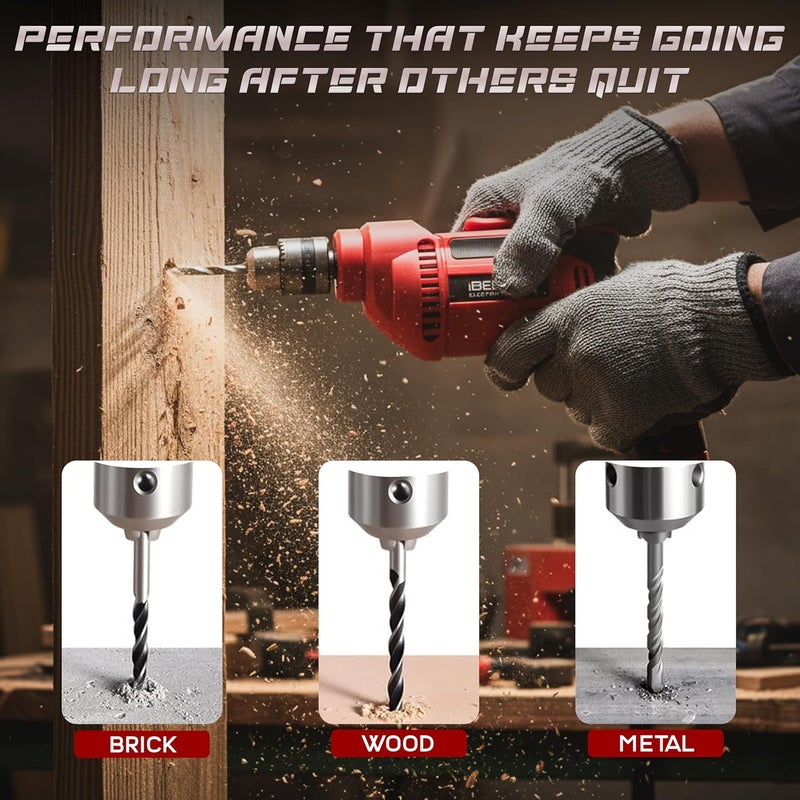 iBELL Electric Drill Machine ED10-30, Chuck 10mm, 500W, Copper Armature, 2800RPM, Forward/Reverse for Wood & Metal Work with Variable Speed Control - Image 3
