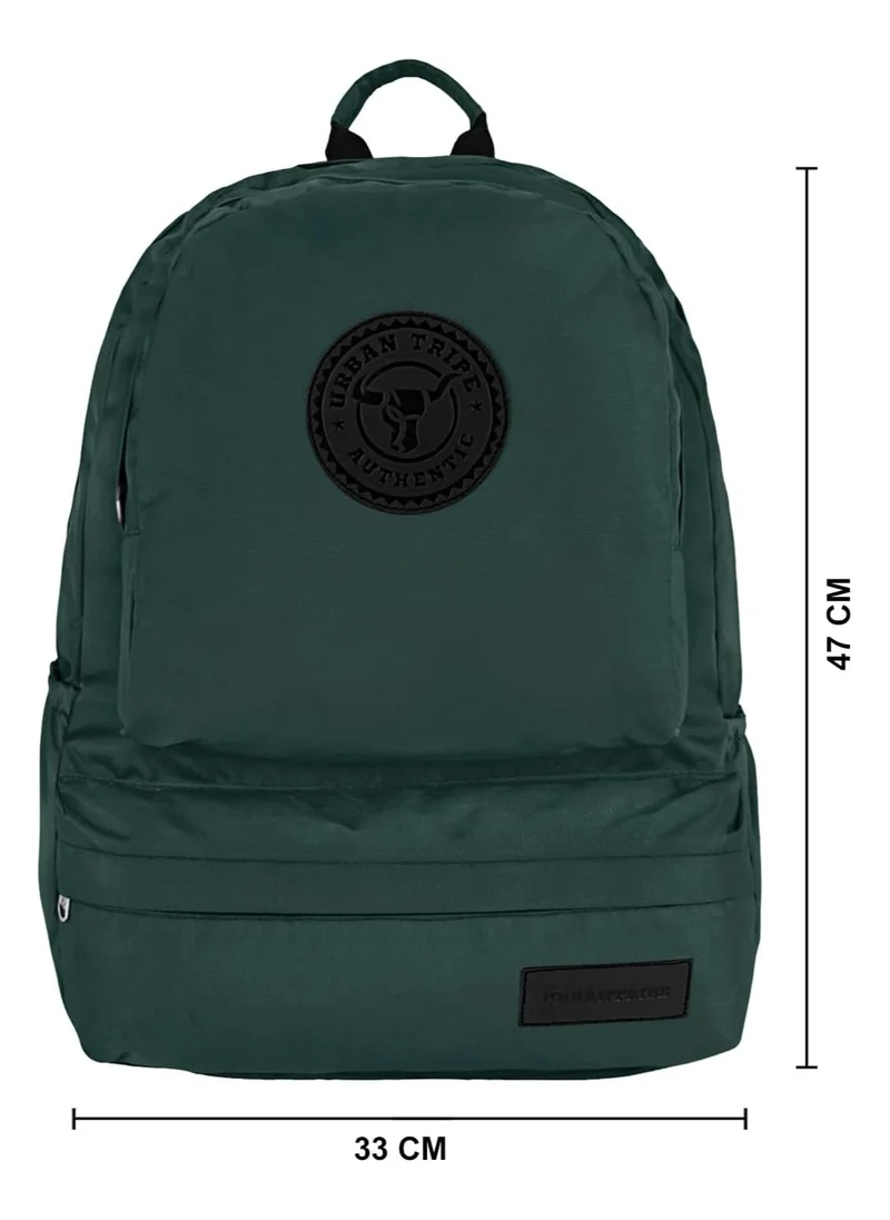 إربان ترايب URBAN TRIBE Havana Basics 15.6 Inch| Water Repellent |27 Litres | Laptop backpack for men and women, Green, 15.6, Backpacks