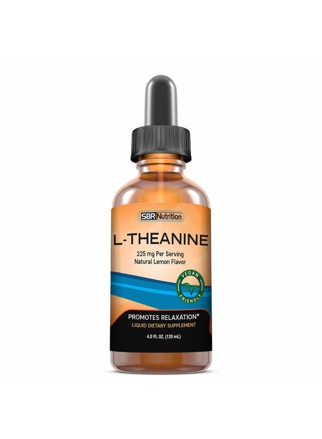 SBR Nutrition Liquid L-Theanine Drops | All Natural, Vegan, Alcohol Free, 120ml - Image 3