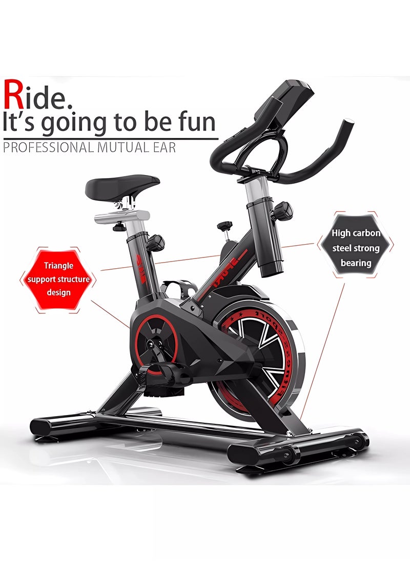 Exercise Bike, Indoor Cycling Bike Stationary, Cycle Bike with Comfortable Seat Cushion, Digital Display with Pulse, iPad Holder - pzsku/Z789947E7300E34533863Z/45/_/1718679212/5578860b-7c17-4e21-a26c-beb65ddd4329