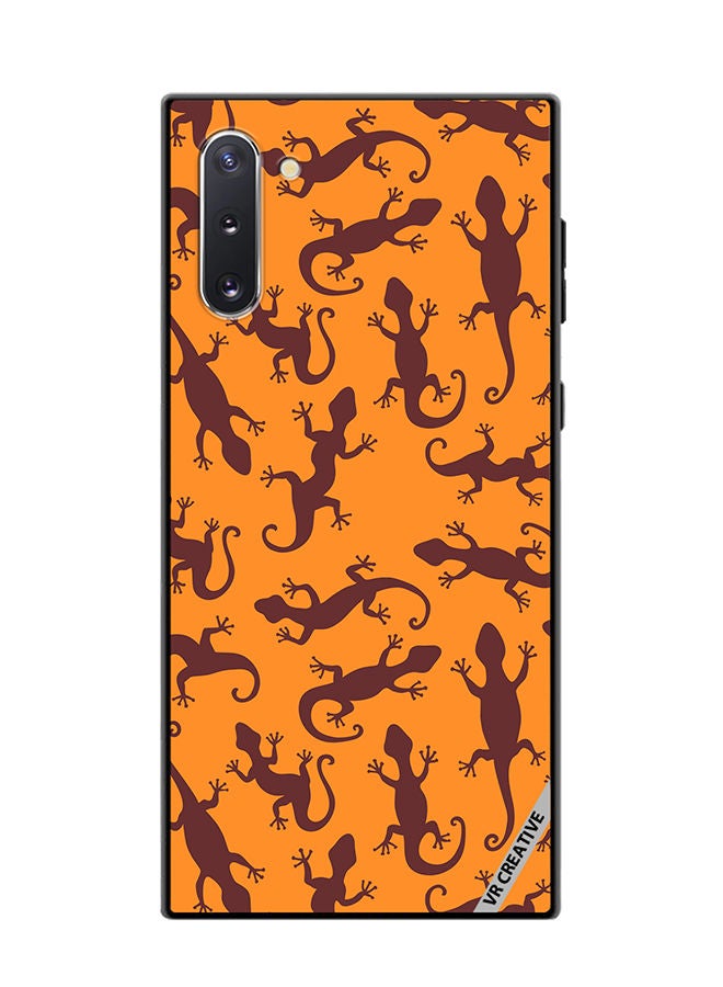 VR CREATIVE Protective Case Cover For Samsung Galaxy Note10 5G Gecko Animal Design Multicolour - Image 1