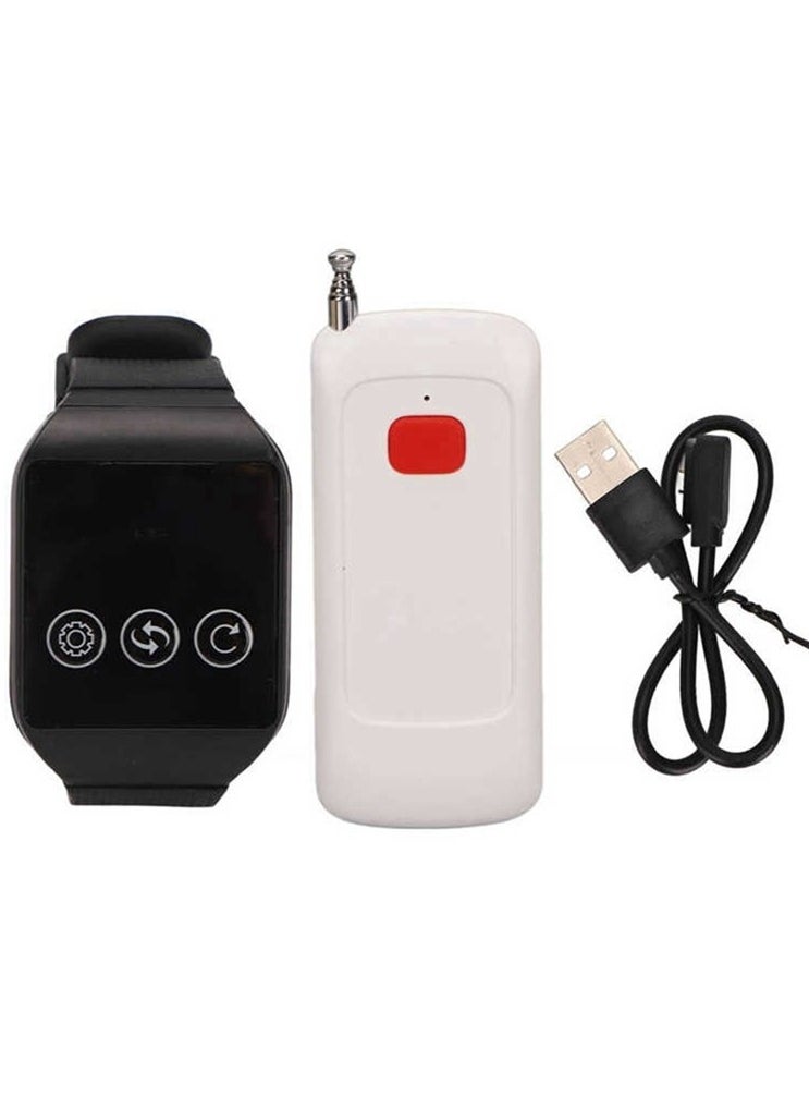 Toy Box - Rechargeable Wireless Caregiver, Pager Smart Call Button Transmitter with Receiver 1000 Feet Range Nurse Calling Alert Patient Help System for Elderly (1 Call Button and 1 Receiver) - Image 1