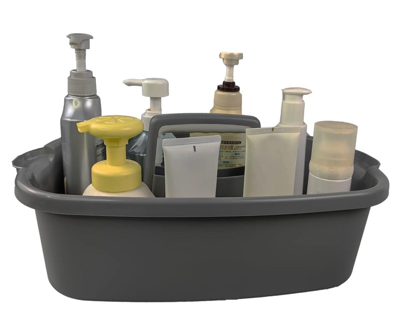 BLURISM Large Dorm Bath Basket - Portable Shower Caddy with Handle, Contemporary Plastic Storage for Toiletries & Essentials, Bathroom Organizer Bins, Storage Box, Bathroom Accessories - Image 1