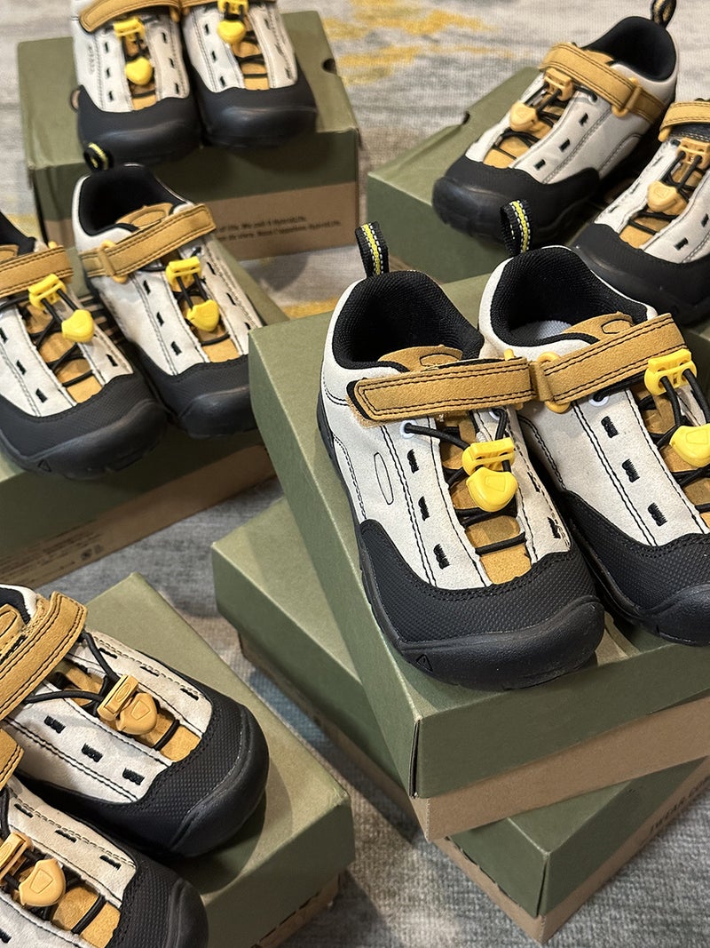 Jasper New Spring Outdoor Hiking Shoes Anti-Velvet Cowhide Casual Sneaker Boys Girls Middle School Children - Image 2