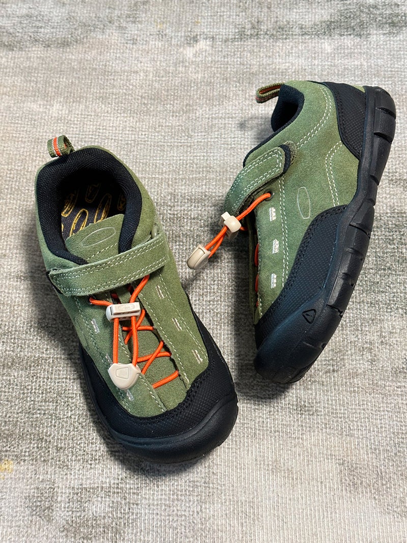 Jasper New Spring Outdoor Hiking Shoes Anti-Velvet Cowhide Casual Sneaker Boys Girls Middle School Children - Image 1
