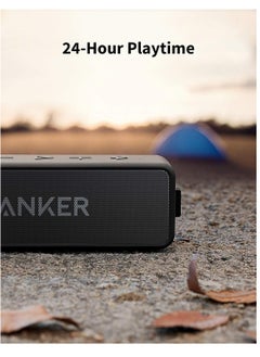 آنكر مكبر صوت Anker Soundcore 2 المحمول بتقنية البلوتوث مع IPX7 مقاوم للماء، وقت تشغيل 24 ساعة، إقران ستيريو لاسلكي، صوت ستيريو 12 وات، بلوتوث 5، Bassup، مكبر صوت للمنزل، الاستحمام، في الهواء الطلق، السفر  - Image 3