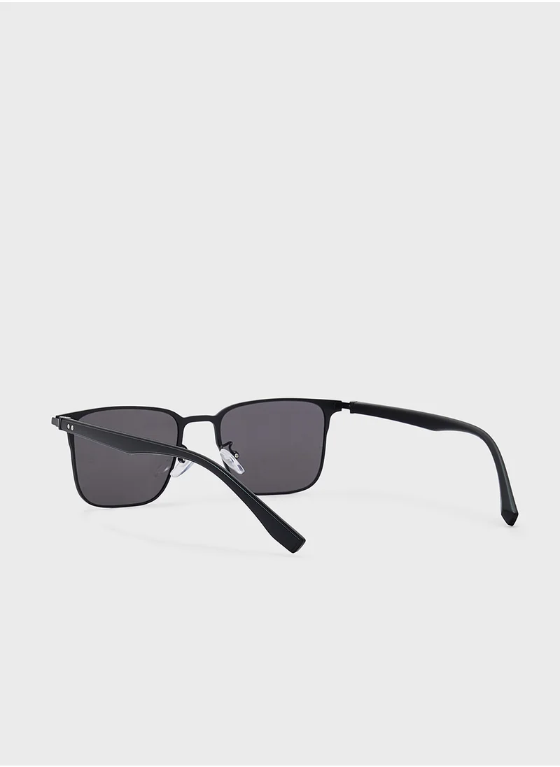 Robert Wood Polarized Lens Wayfarer Sunglasses