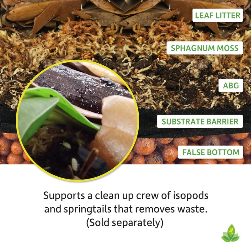 Josh's Frogs ABG Mix Tropical Plant Soil & Bioactive Terrarium Vivarium Substrate (4 Quart/1 Gallon) - Image 5