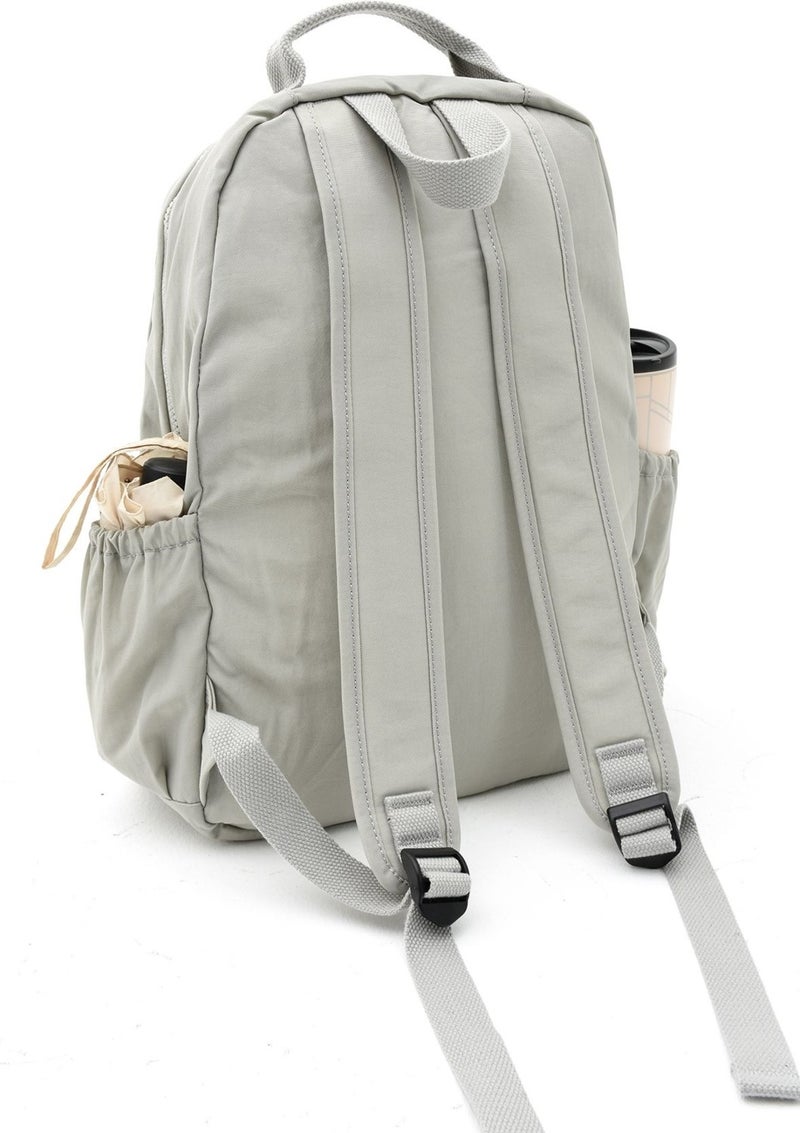 Sanmorris Waterproof Crinkle Fabric Multi-Eye Large Size Laptop School and Backpack - Image 2