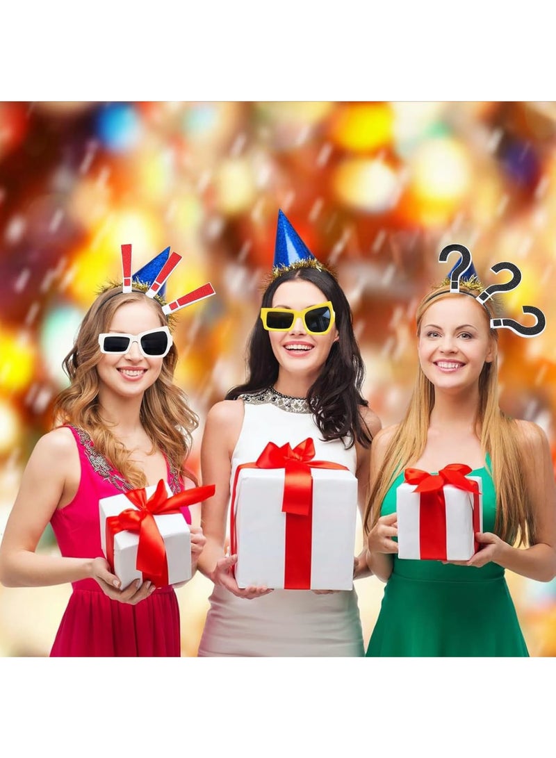 KASTWAVE Funny Eyes Glasses, 4 PCS Party Sunglasses, Novelty Shades Funny Eyewear, Fancy Photo Props for Adults, Party Glasses Decoration Supplies, for Kid and Adults Party Props Glasses Decoration Supplies - Image 4