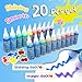 Flavery Magic Water Elf Toy Kit Fairy Water Gel Kit with 20 Magic Gels and 24 Shape Molds Craft for Kids Aqua Squishy DIY Set Birthday Gifts Water Pets - Image 4
