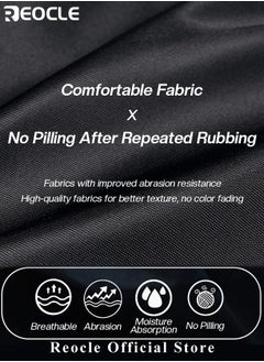 REOCLE Men's Casual Knit Blazer Business Suit Jacket Slim Fit 2 Button Lightweight Unlined Sport Coat Long-Sleeve Classic-fit Blazer  - Image 3