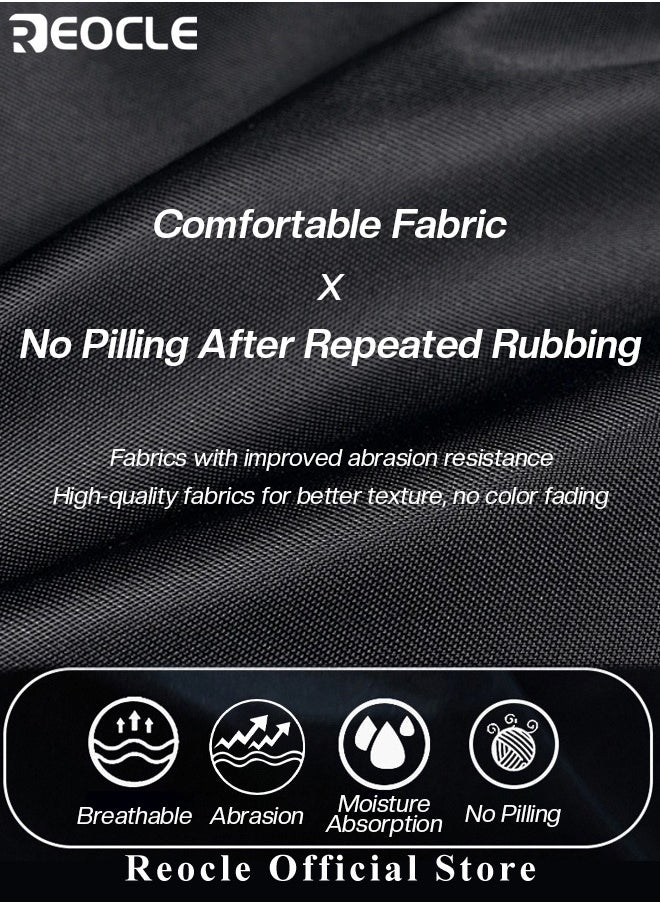 REOCLE - Men's Casual Knit Blazer Business Suit Jacket Slim Fit 2 Button Lightweight Unlined Sport Coat Long-Sleeve Classic-fit Blazer - Image 1