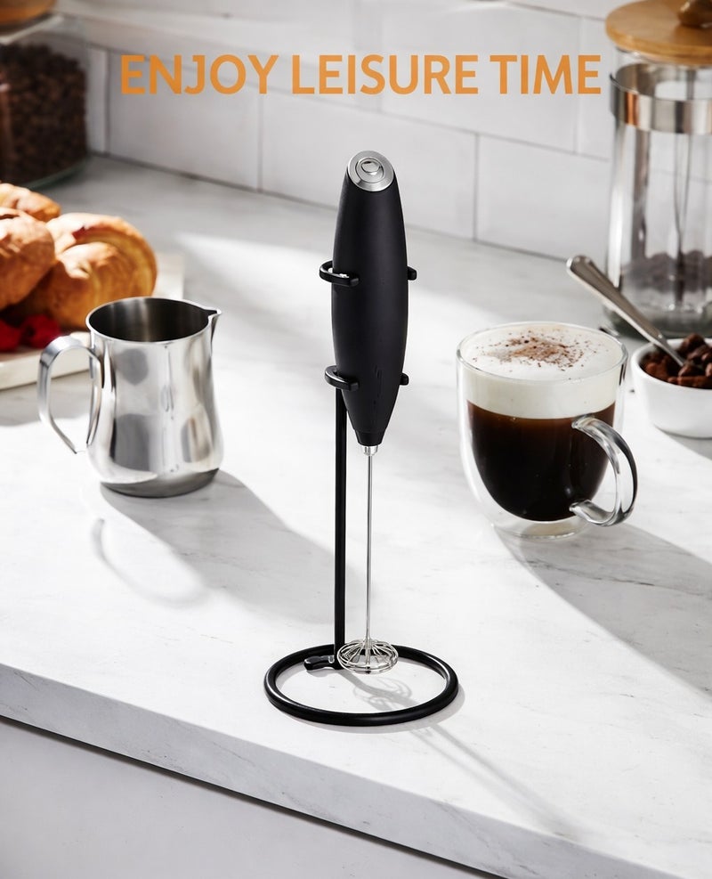 Handheld Milk FROTHER with Battery Operated Stand and Milk FROTHER - Image 2