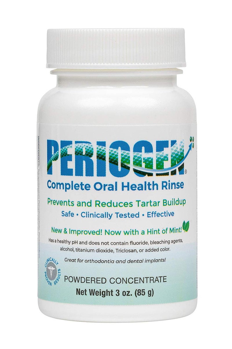 Periogen Complete Oral Health Rinse Hint of Mint The Only Product in The World Clinically Proven to Reduce Dental Tartar Buidup - Image 1