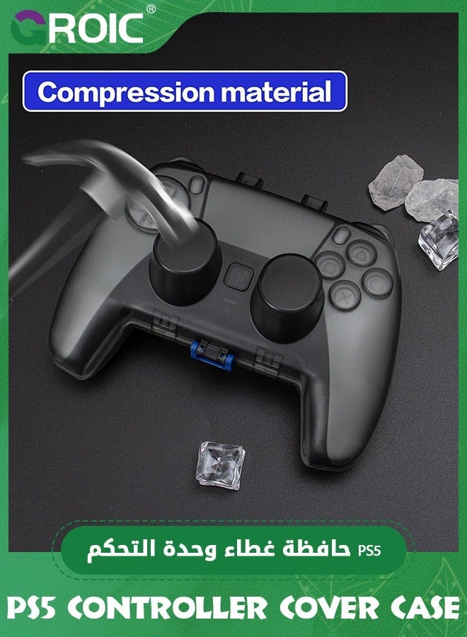 GROIC Black PS5 Controller Cover Case, Hard Shell Protection Case for DualSense Wireless Controller, PlayStation 5 Accessories  - Image 3
