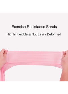 HY 2 Pcs Resistance Bands, Elastic Exercise Bands for Working Out, Physical Therapy, Recovery, Yoga, Pilates, Strength Training  - Image 3