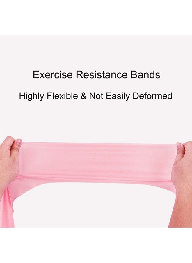 2 Pcs Resistance Bands, Elastic Exercise Bands for Working Out, Physical Therapy, Recovery, Yoga, Pilates, Strength Training