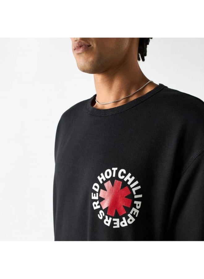 SP Characters Typographic Print T-shirt with Crew Neck and Short Sleeves  - Image 3