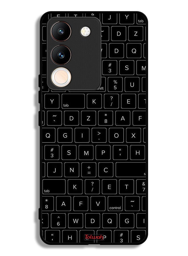 Tolwak vivo Y200 Protective Case Cover Random Keyboard Keys Pattern - Image 1