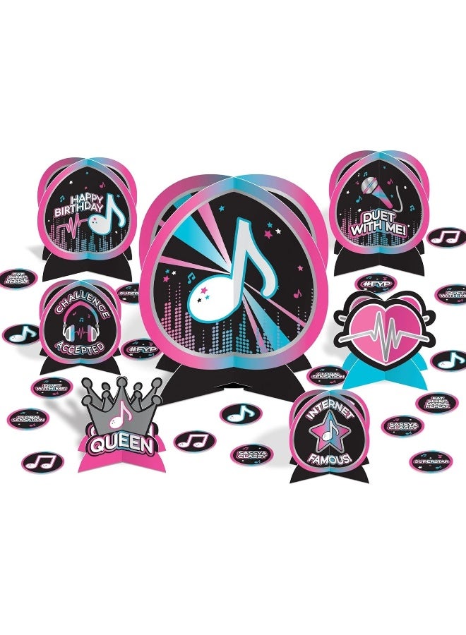 Amscan Internet Famous Centerpiece Decorating Kit 4pcs