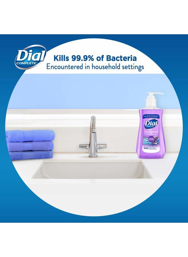 Dial Antibacterial Liquid Hand Soap, Lavender & Twilight Jasmine, 7.5 Fluid Ounces - Image 3