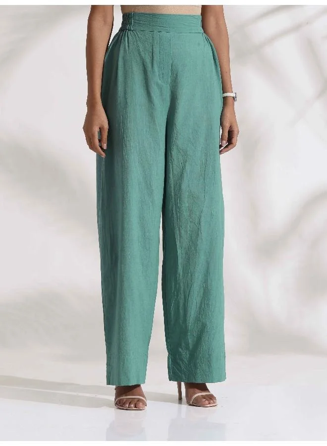 trueBrowns trueBrowns Green Cotton Print  Jacket Top Co-ord Set