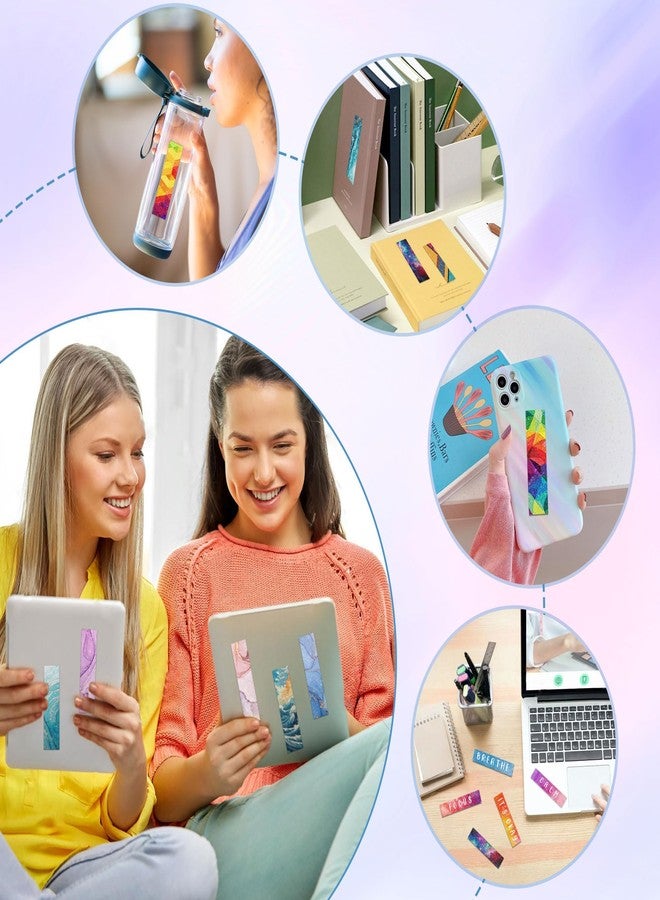 ٥٠ قطعة من شرائط التهدئة لتخفيف القلق، ملصقات حسية، ملصقات تهدئة لتخفيف التوتر لدى البالغين والأطفال والمراهقين، أدوات لتخفيف التوتر، لوازم مكتبية وفصول دراسية، عناصر لتخفيف القلق بأنماط سطحية ملموسة (متعددة الألوان). - Image 5