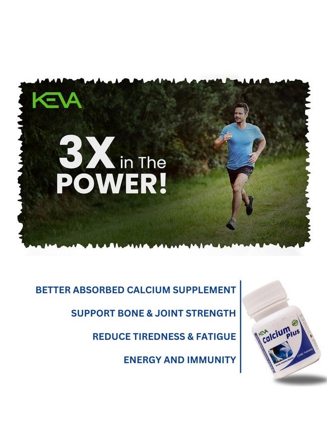 Keva Calcium Plus Tablets (Pack Of 2) (200 Tablets) - Image 4
