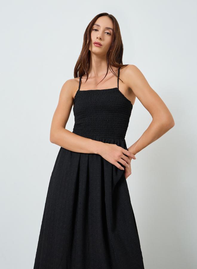 Maxim Creation Women Black Strappy Maxi Dress - Image 2