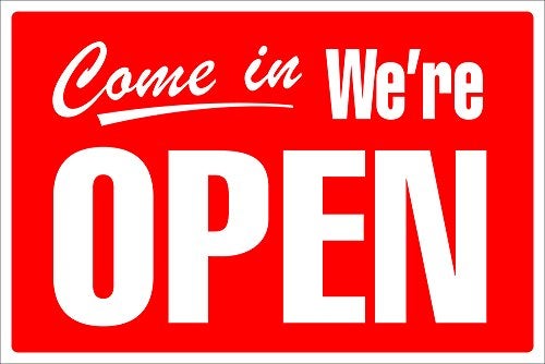 Cosco Sign, Open/Closed, 8 x 12 Inches (098012) - Image 3