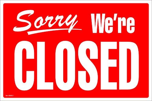 Cosco Sign, Open/Closed, 8 x 12 Inches (098012) - Image 2