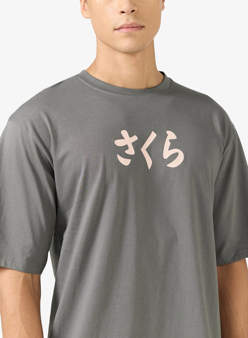 Seventy Five Graphic Print Oversized T-Shirt - Image 3