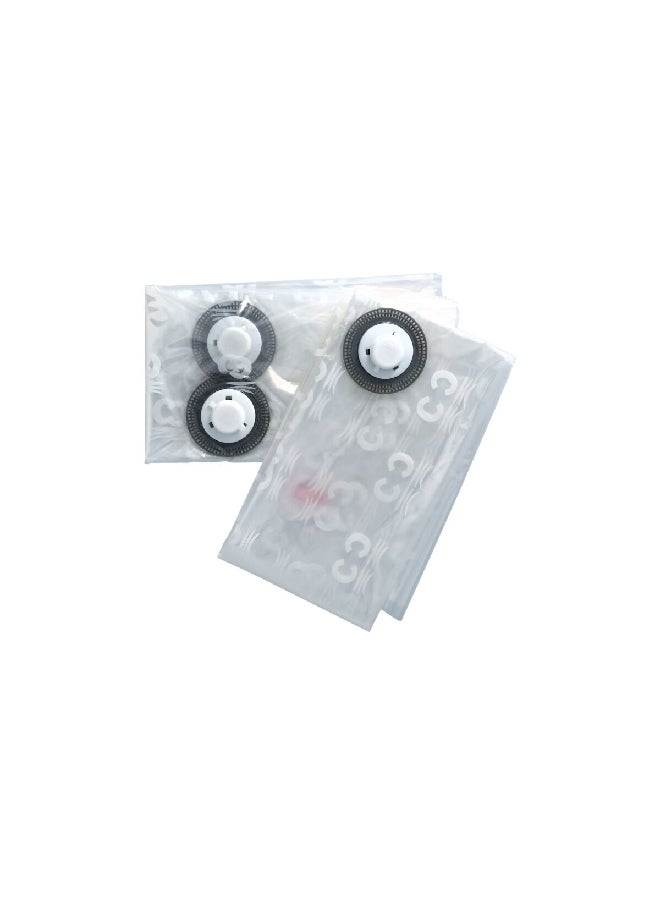 COMPACTOR 3-Piece Space-Saving Vacuum Bag Set Clear 30 x 3.5 x 17 cm RAN4127  - Image 2