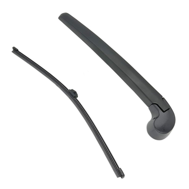 Rear Windshield Wipers Blade Arm Set for Porsche Cayenne 20112017 Volkswagen Touareg 20102018 Back Glass Wiper Arm Blade Replacements All Seasons Fit Replacement OE 95862804000