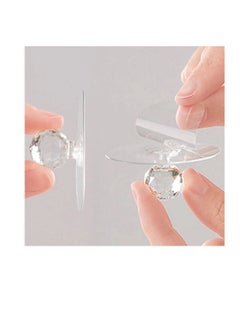 Generic Clear Cabinet Handles, Diamond Crystal Pull Knobs for Wardrobe, Kitchen, Cabinet, Bathroom Cabinet, Furniture Door Window (10pcs)  - Image 5